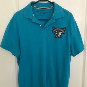 American Eagle Men's Logo Polo Shirt Size L